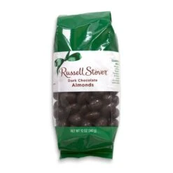 Dark Chocolate Almonds, 12 Oz. Bag