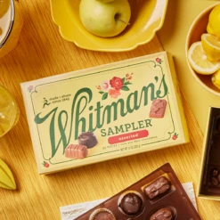 Whitman's Sampler® Assorted Chocolates, 10 Oz. -Sweet Gift Shop 076740070665 7066 10oz whitmans assorted sil1