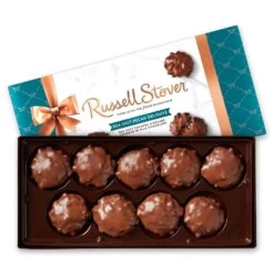 Front Page 19 Milk Chocolate Sea Salt Pecan Delights, 8.1 Oz. Box