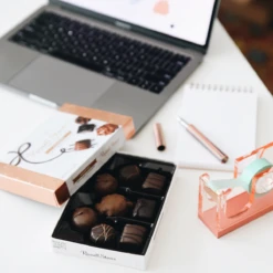 Assorted Chocolates, 4.6 Oz. Box -Sweet Gift Shop 077260044143 4414 4.6oz copperbowline assorted sil2 1