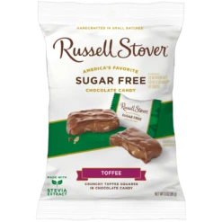 Sugar Free Toffee Squares, 3 Oz. Bag