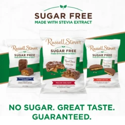 Sugar Free Pecan Delights, 3 Oz. Bag -Sweet Gift Shop 077260096258 9625 3oz sugarfree pdl group
