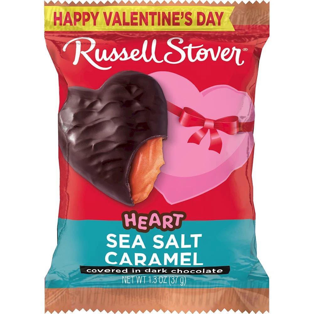 Dark Chocolate Sea Salt Caramel Heart, 1.3 Oz., Case Of 18 5 Dark Chocolate Sea Salt Caramel Heart, 1.3 Oz., Case Of 18 - Image 3