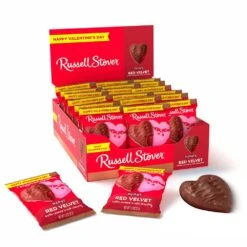 Milk Chocolate Red Velvet Heart, 1.3 Oz., Case Of 18