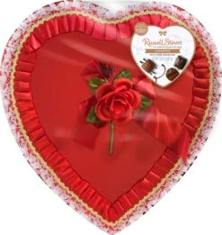 Assorted Chocolates Red Fancy Heart Box, 15.05 Oz.