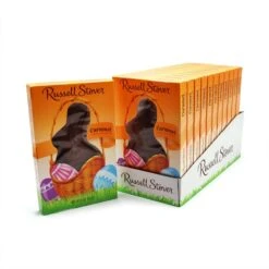 Front Page 45 3 Oz. Milk Chocolate Caramel Flatback Rabbit, Case Of 12