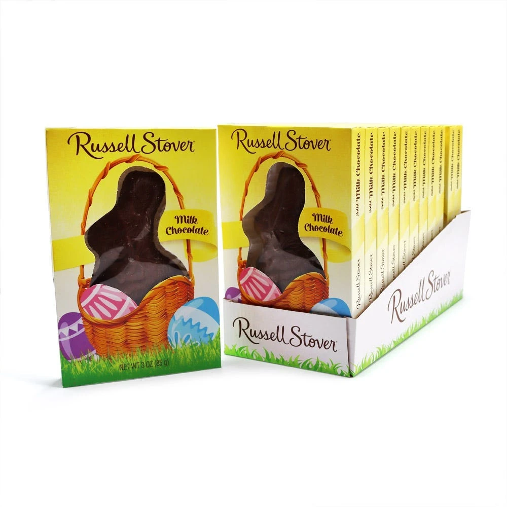 3 Oz. Milk Chocolate Solid Flatback Rabbit, Case Of 12 2 3 Oz. Milk Chocolate Solid Flatback Rabbit, Case Of 12