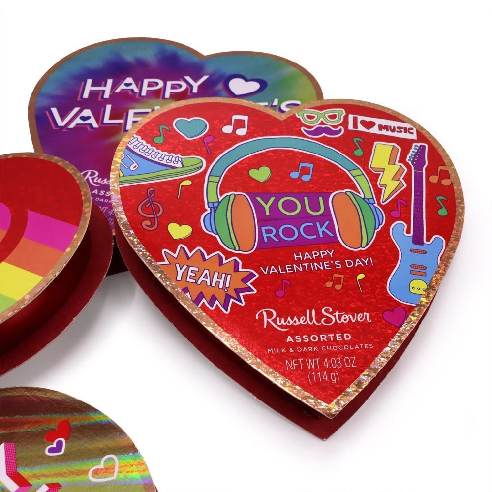 Assorted Chocolates Tween Heart Box, 4.03 Oz. 6 Assorted Chocolates Tween Heart Box, 4.03 Oz. - Image 4
