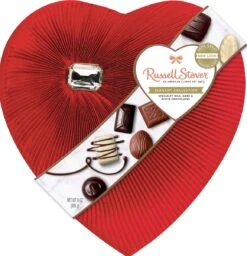 Private Reserve AssortedChocolate Diamond Broach Heart Box, 8 Oz.