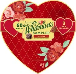 Whitman's Sampler Romantic Floral Jumbo Heart, 30.19 Oz.