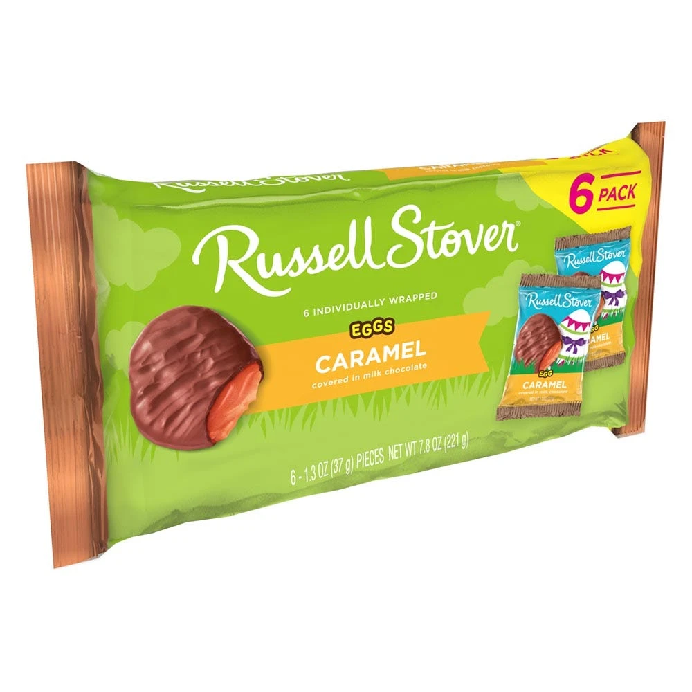 Milk Chocolate Caramel Eggs 6-Pack, 7.8 Oz. 3 Milk Chocolate Caramel Eggs 6-Pack, 7.8 Oz.