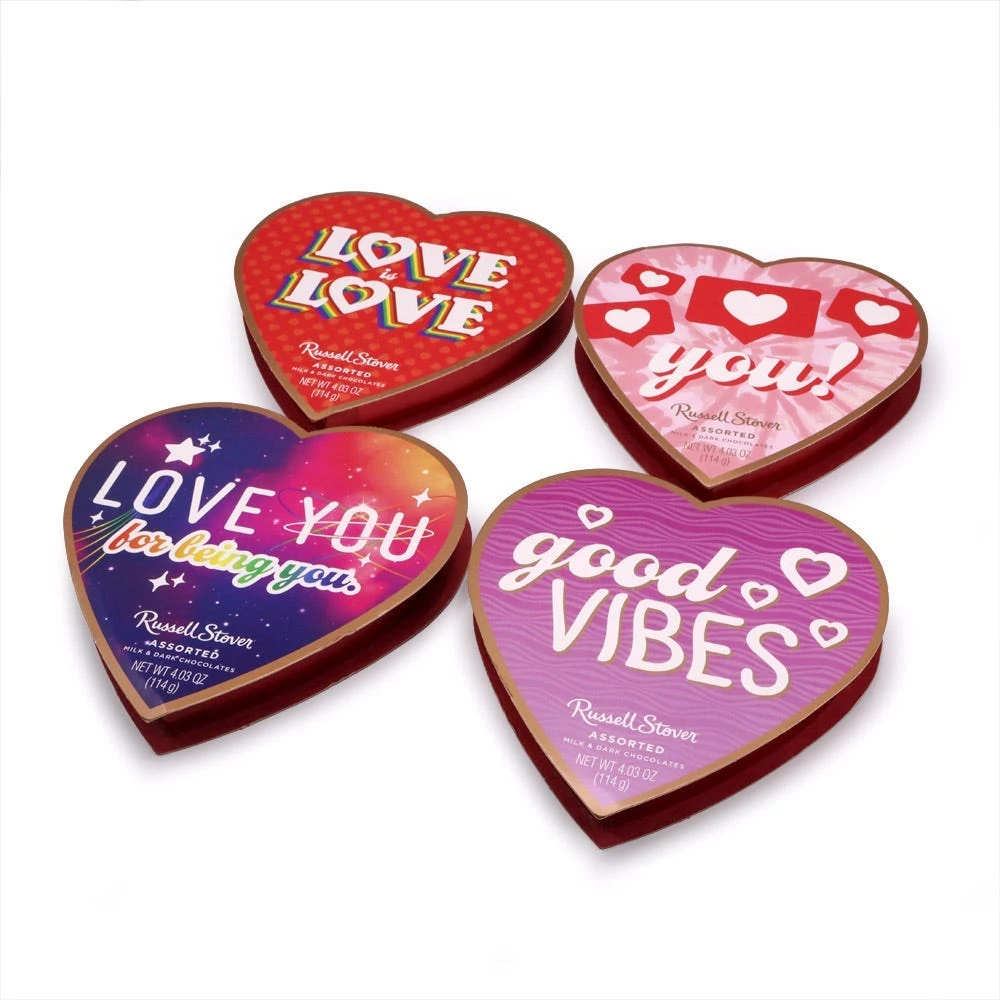 Assorted Chocolates Encouragement Heart Box, 4.03 Oz. 5 Assorted Chocolates Encouragement Heart Box, 4.03 Oz. - Image 3