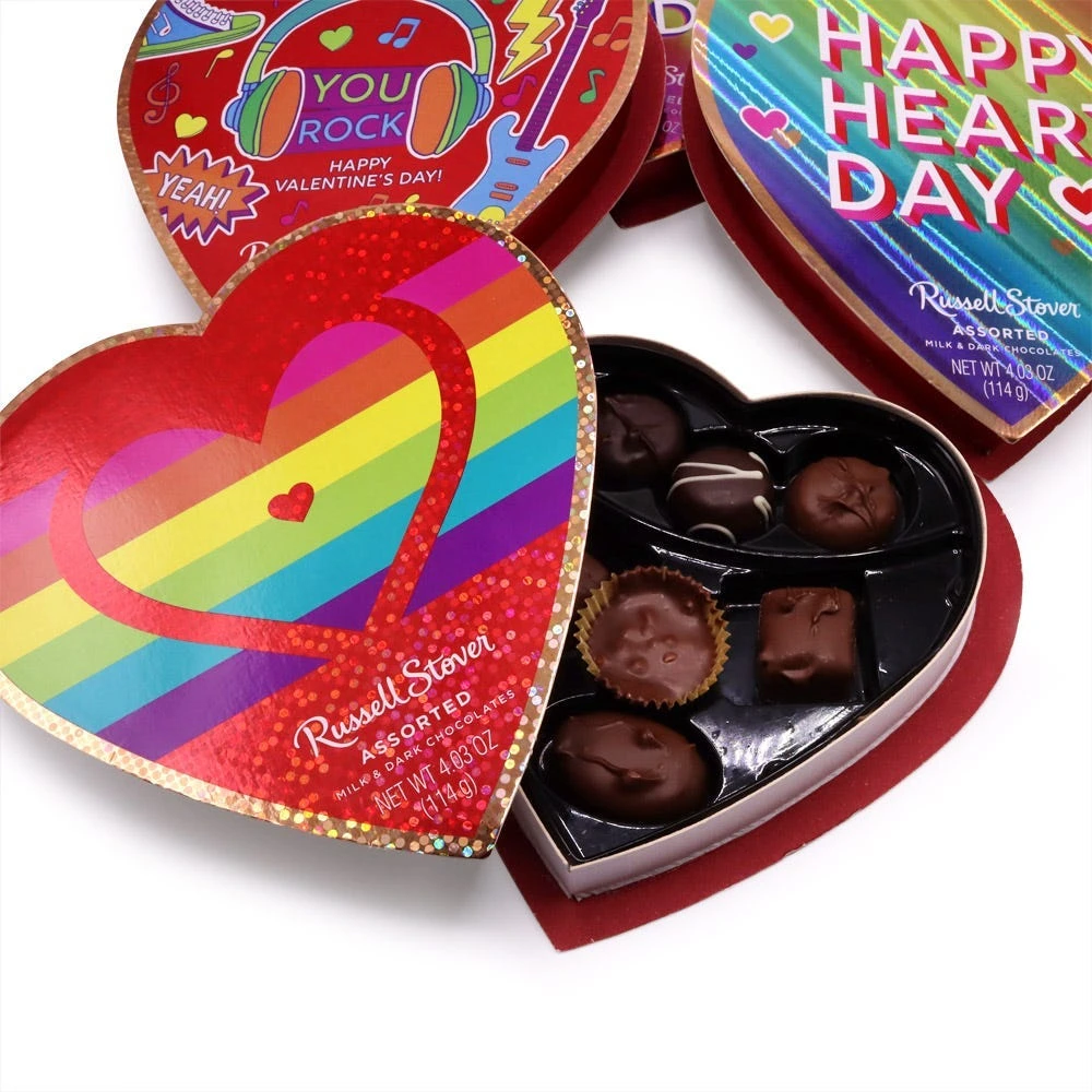Assorted Chocolates Tween Heart Box, 4.03 Oz. 4 Assorted Chocolates Tween Heart Box, 4.03 Oz. - Image 2