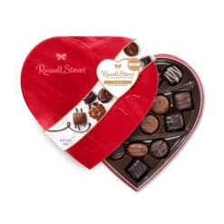 Assorted Chocolates Red Foil Heart, 10 Oz.