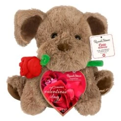 Assorted Chocolates Photo Heart, 1.5 Oz. With Coco Plush